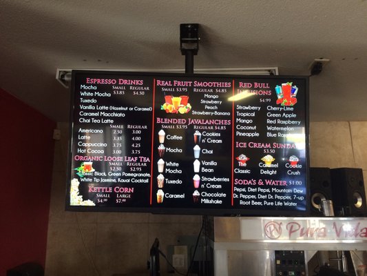 Menu photo 5 Pura Vida Modesto, CA