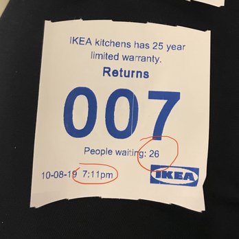 IKEA - 26 people in line at the beginning. Much more at the end - Furniture Stores Near Me - Sunrise, Florida