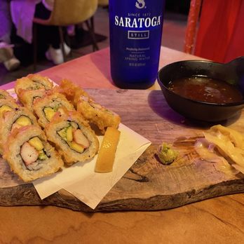 Moshi Moshi - California Mango Tempura roll. - Sushi Bars Near Me - Miami Beach, Florida Moshi Moshi - California Mango Tempura roll. - Sushi Bars Near Me - Miami Beach, Florida
