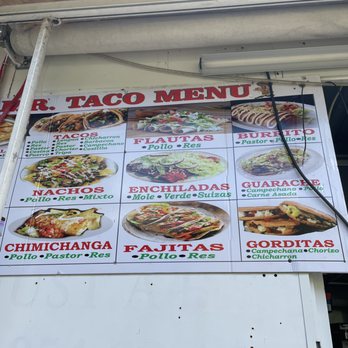 Mr Taco - a menu for a mexican restaurant - Food Trucks Near Me - Miami, Florida Mr Taco - a menu for a mexican restaurant - Food Trucks Near Me - Miami, Florida
