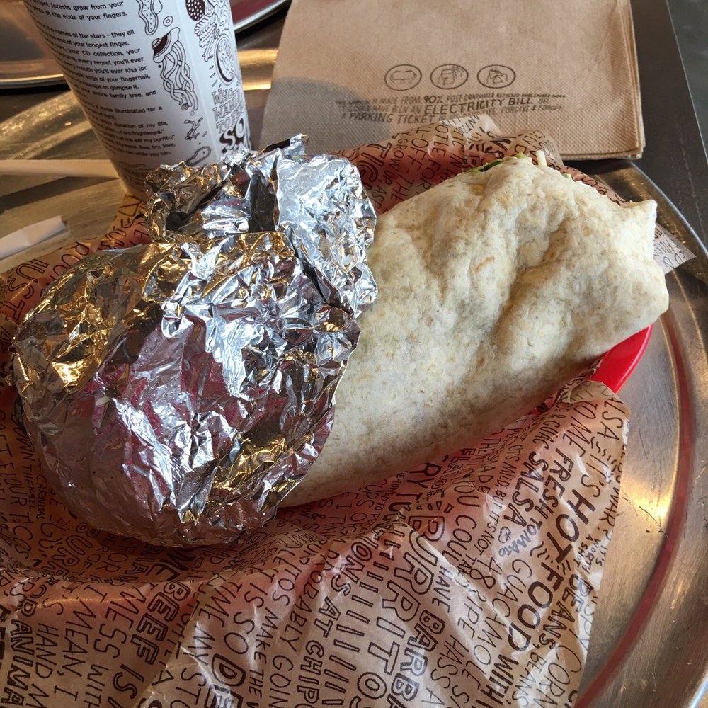 Chipotle Mexican Grill - Steak Burrito with Guacamole - Mexican Near Me - Bloomfield Hills, Michigan
