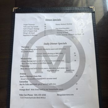 Ming's - Menu - Chinese Near Me - New Orleans, Louisiana Ming's - Menu - Chinese Near Me - New Orleans, Louisiana