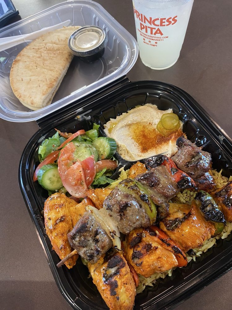 Food from Princess Pita Mediterranean Restaurant - Tempe