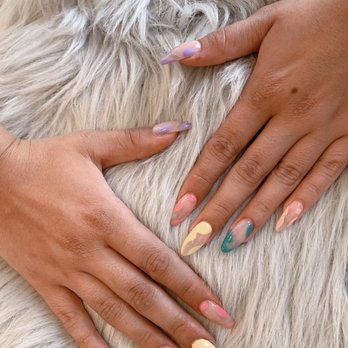 Luxe Nail Lounge - Full set of acrylics with gel - Nail Technicians Near Me - Timonium, Maryland