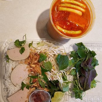 Seattle Deli - bun rieu to-go. lots of goodies to put into the soup - Vietnamese Near Me - Edmonds, Washington