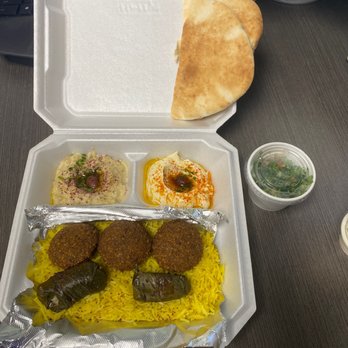 Chef Abdul Mediterranean - To go container of the Appetizer Combo - Mediterranean Near Me - St. Charles, Illinois Chef Abdul Mediterranean - To go container of the Appetizer Combo - Mediterranean Near Me - St. Charles, Illinois
