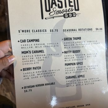 Toasted S'mores Bar - Menu - Desserts Near Me - Portland, Oregon Toasted S'mores Bar - Menu - Desserts Near Me - Portland, Oregon