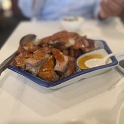 Sam Woo Seafood and BBQ - Two delicacy plate of Roast Duck and Roast pork