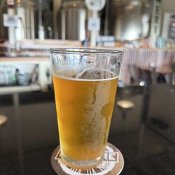 Drinking beer
