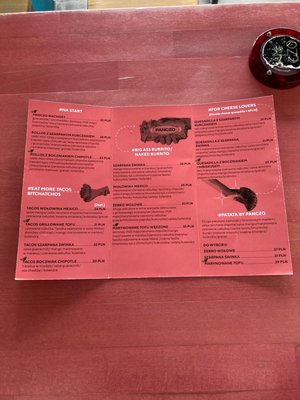Menu photo 1 Panczo Wrocław, DS