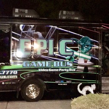 Epic Game Trailer - The Bus that made our Halloween night ! - Game Truck Rental Near Me