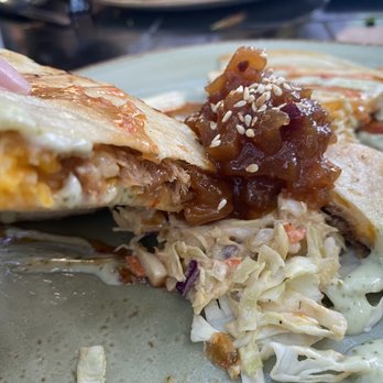 Three's Bar & Grill - Kalua Pork Quesadilla - Asian Fusion Near Me - Kihei, Hawaii