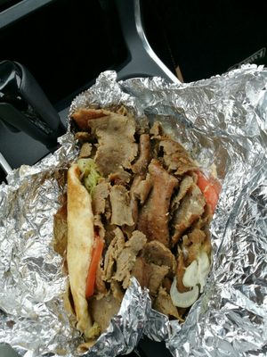 Photo of Steve's Gyros - Cleveland, OH, United States. Regular gyro