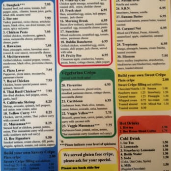 Blossom Bee - Menu - Creperies Near Me - Dublin, California