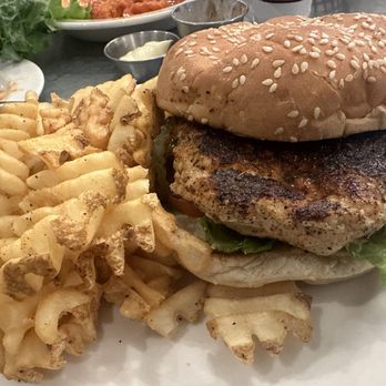 Wilson's Seafood & Grill - Blackened chicken sandwich- kinda boring - Cajun/Creole Near Me - Midlothian, Texas Wilson's Seafood & Grill - Blackened chicken sandwich- kinda boring - Cajun/Creole Near Me - Midlothian, Texas