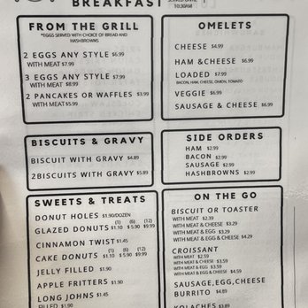 270 Diner - a menu for a restaurant - Donuts Near Me - Mt Ida, Arkansas
