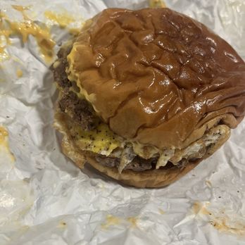 Bangos - Breakfast burger (HIGHLY recommend with an extra patty and extra bangos sauce). 8.9/10 rating. - Breakfast & Brunch Near Me - Lansing, Michigan