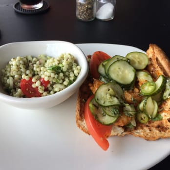 Bonefish Grill - Shrimp po boy and couscous salad. - Seafood Near Me - Upper Saint Clair, Pennsylvania