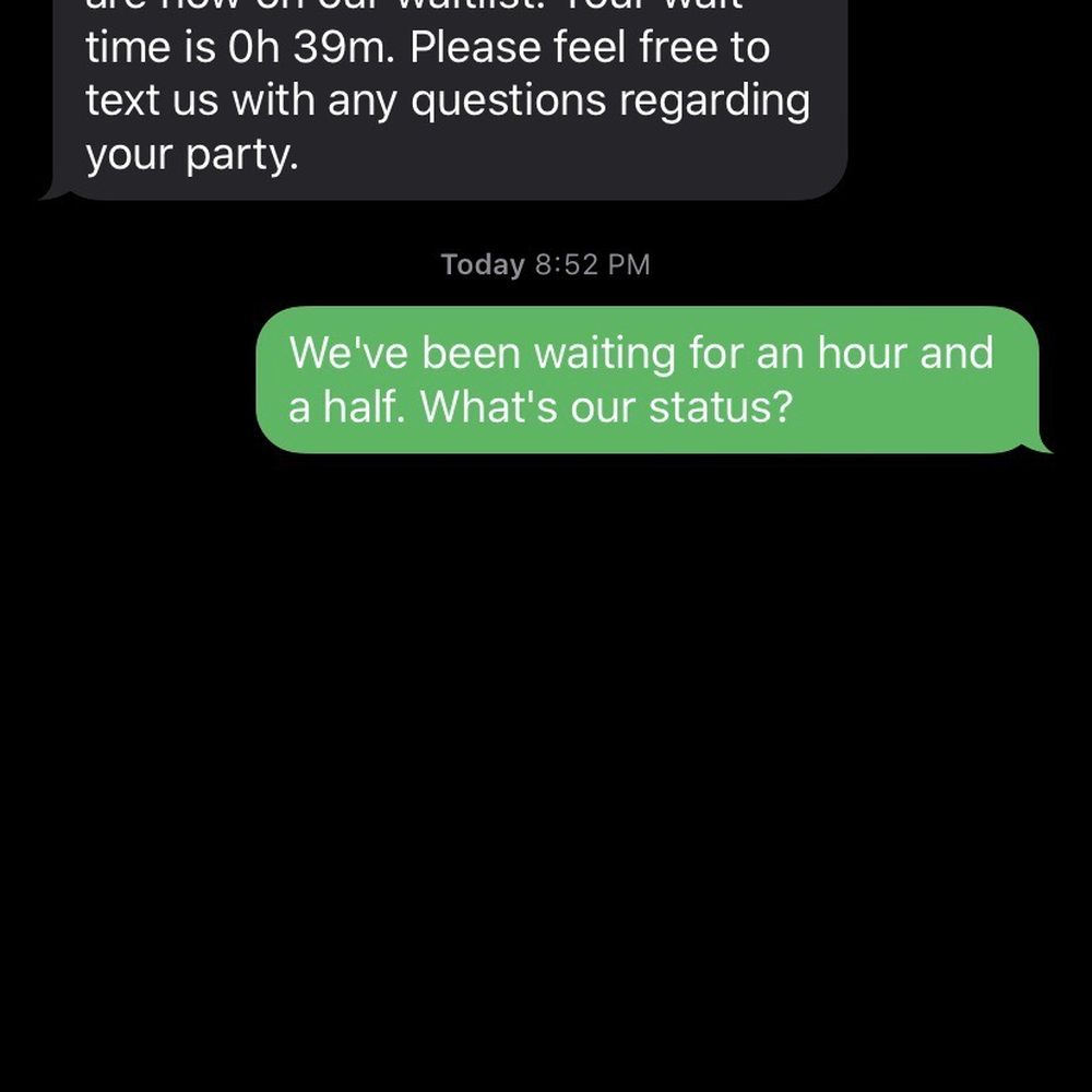 Miller's Ale House - What's the point of having a waitlist system, if you don't even keep the guests updated?? - Sports Bars Near Me - Paramus, New Jersey Miller's Ale House - What's the point of having a waitlist system, if you don't even keep the guests updated?? - Sports Bars Near Me - Paramus, New Jersey