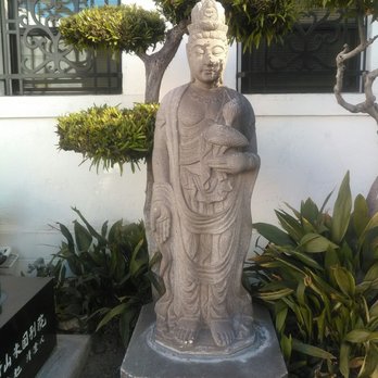 Koyasan Buddhist Temple - Bodhisattva in Greco Indian robe. - Buddhist Temples Near Me - Los Angeles, California