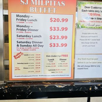 Milpitas Buffet - Buffet pricing of November 2025 - Buffets Near Me - Milpitas, California