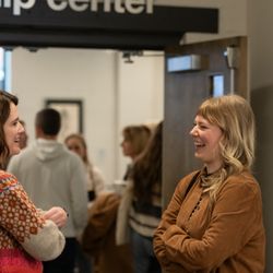 Christ Community Church - Downtown Campus - Women laughing at Christ Community - Downtown Campus