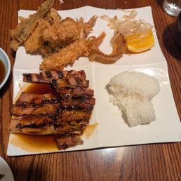 Chicken and Tempura Combo A Chicken and Tempura Combo A