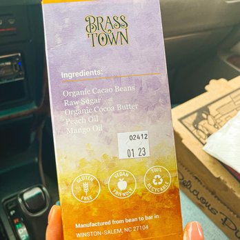 Brasstown Craft Chocolate - Peach & Mango Chocolate Bar - Chocolatiers & Shops Near Me - Winston-Salem, North Carolina