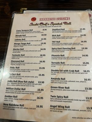Menu photo 2 Mt Fuji Japanese Restaurant Deptford, NJ Menu photo 2 Mt Fuji Japanese Restaurant Deptford, NJ