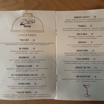 Room Service - Menu - Cocktail Bars Near Me - Charlotte, North Carolina Room Service - Menu - Cocktail Bars Near Me - Charlotte, North Carolina