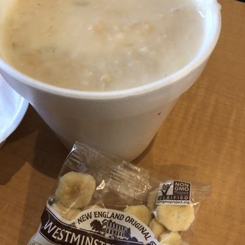 Island Cafe & Grill - Bowl of NEW ENGLAND CLAM CHOWDER so delicious - Breakfast & Brunch Near Me - Hyannis, Massachusetts Island Cafe & Grill - Bowl of NEW ENGLAND CLAM CHOWDER so delicious - Breakfast & Brunch Near Me - Hyannis, Massachusetts