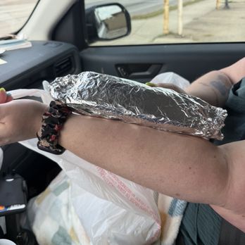Sonny's Barbacoa & Restaurant - Large trashcan taco - Mexican Near Me - Corpus Christi, Texas