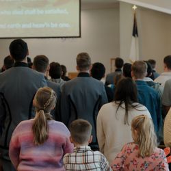 Grace Baptist Church - Singing during our worship service
