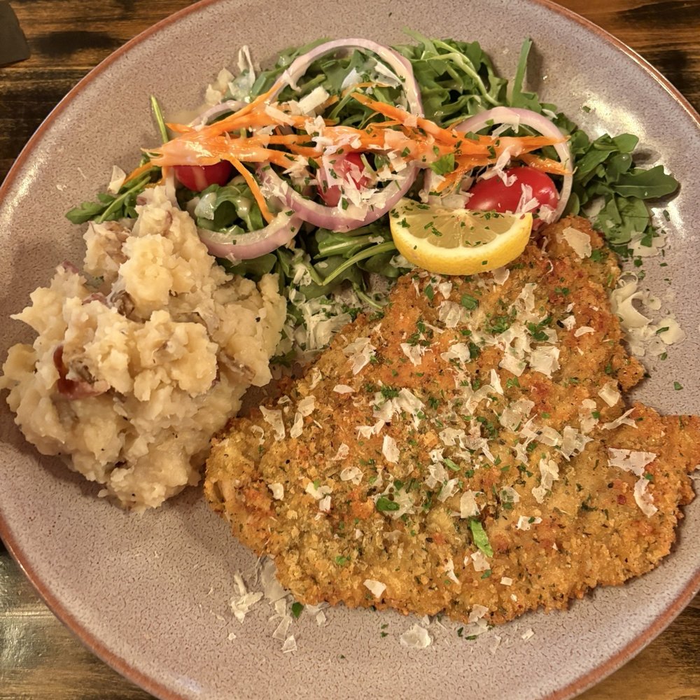 Pour on Center - Chicken Milanese - Gastropubs Near Me - Ebensburg, Pennsylvania