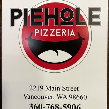 The Piehole Pizzeria - Menu cover - Pizza Near Me - Vancouver, Washington The Piehole Pizzeria - Menu cover - Pizza Near Me - Vancouver, Washington