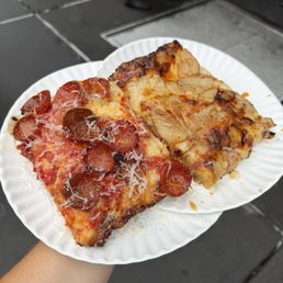Poached pear and pepperoni Poached pear and pepperoni
