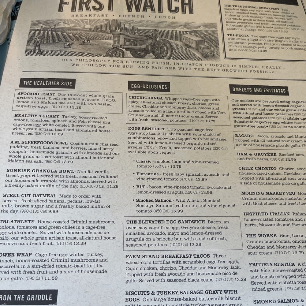 First Watch - Menu - Breakfast & Brunch Near Me - Phoenix, Arizona First Watch - Menu - Breakfast & Brunch Near Me - Phoenix, Arizona