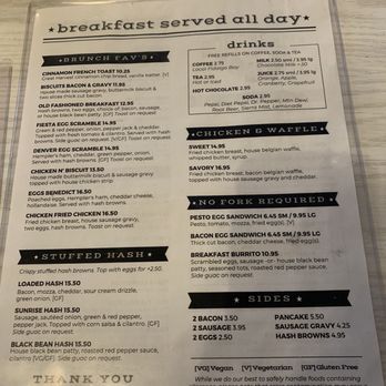 Horseshoe Cafe - Breakfast menu, Wednesday 20 September 2023. - Diners Near Me - Bellingham, Washington