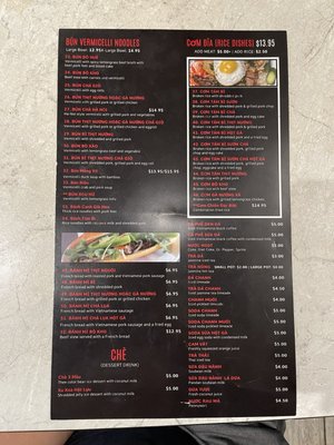 Menu photo 4 Pho Pasteur 2 Carrollton, TX