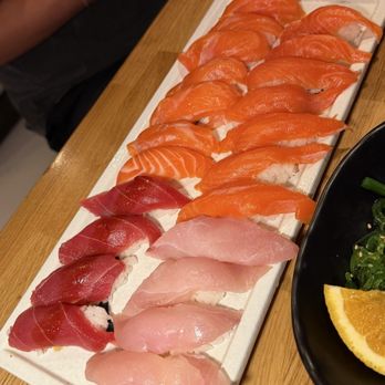 Sushi Damu - Tuna, albacore and Salmon Nigiri - Sushi Bars Near Me - Tustin, California Sushi Damu - Tuna, albacore and Salmon Nigiri - Sushi Bars Near Me - Tustin, California
