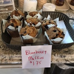 Fresh baked Blueberry Muffins-Still warm