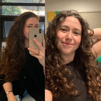 Virgo - Before and after once it was fully dry - Hair Salons Near Me - Los Angeles, California Virgo - Before and after once it was fully dry - Hair Salons Near Me - Los Angeles, California