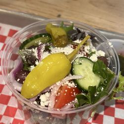 Peno Mediterranean Grill - Salad was delicious- greek salad