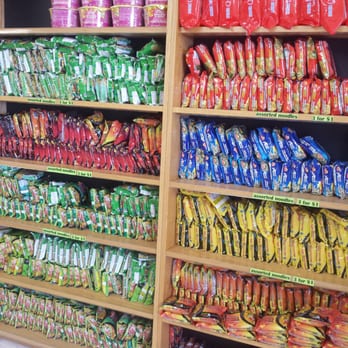 Nick's Sari-Sari Store - Noodles wall - Grocery Near Me - Tucson, Arizona