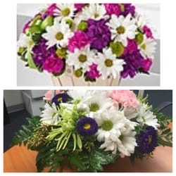 Shays Flowers - The top is what I ordered the bottom is what I paid $70.00 for.