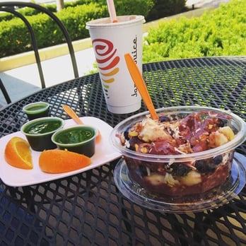 Jamba - Wheat grass shots and smoothie bowl! - Juice Bars & Smoothies Near Me - North Brunswick, New Jersey