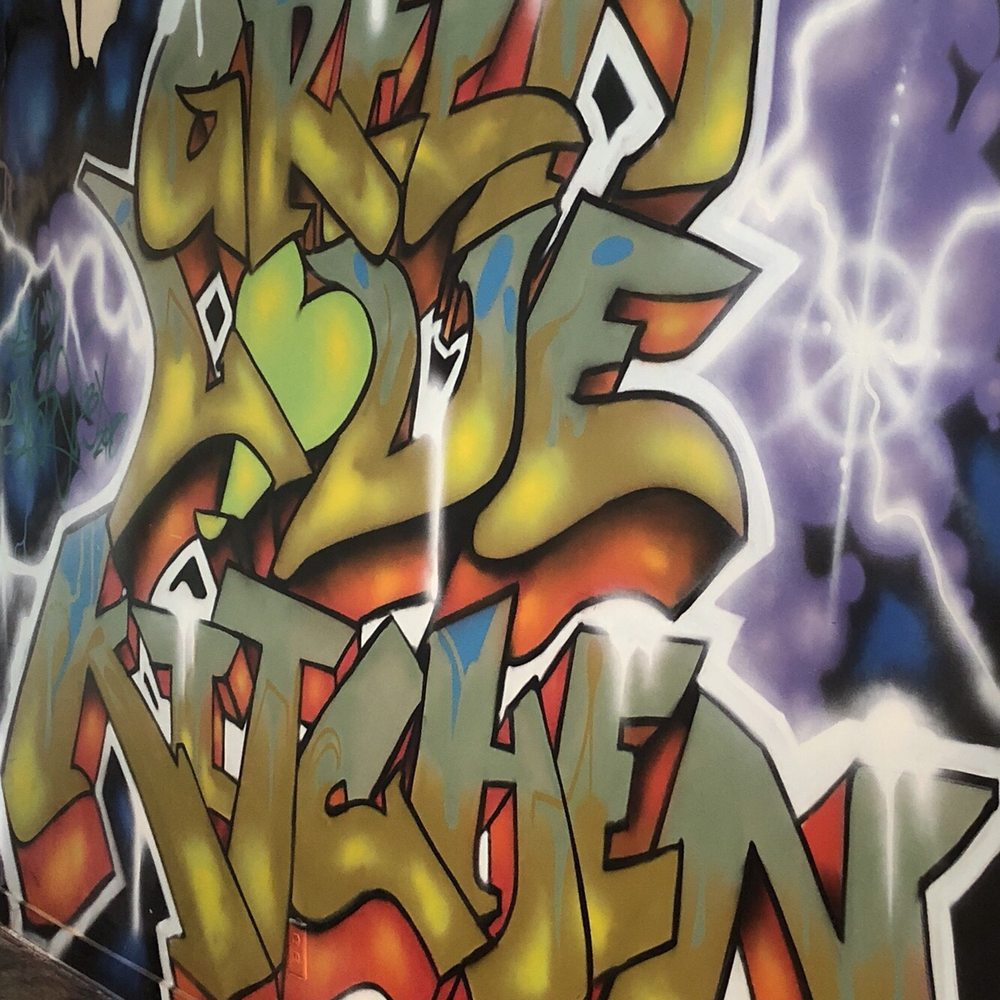 Green Love Kitchen - Grafitti Wall art! - Vegan Near Me - Lithonia, Georgia Green Love Kitchen - Grafitti Wall art! - Vegan Near Me - Lithonia, Georgia