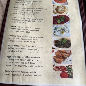 Muma Kitchen - Menu page - Turkish Near Me - Los Angeles, California