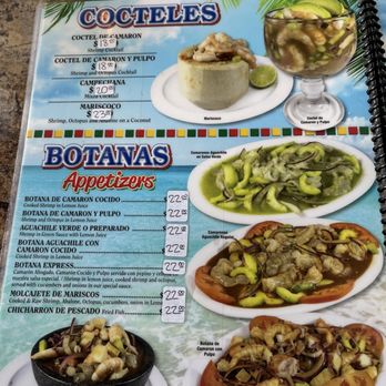 Sinaloa Express - Seafood menu 1/25/24 - Mexican Near Me - South Gate, California Sinaloa Express - Seafood menu 1/25/24 - Mexican Near Me - South Gate, California