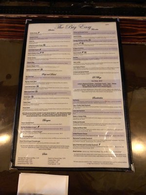 Menu photo 8 The Big Easy Raleigh, NC Menu photo 8 The Big Easy Raleigh, NC